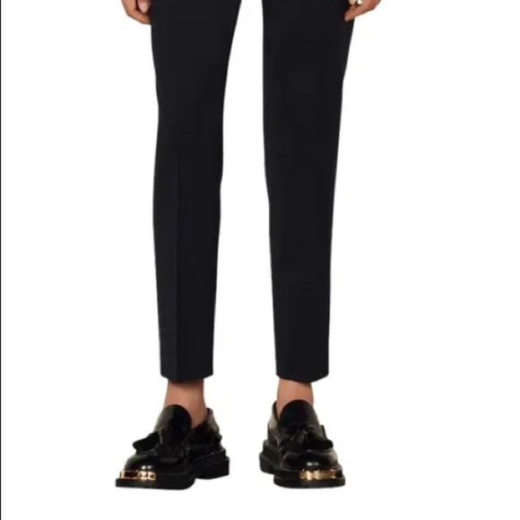 Sandro Wool Blend Trousers - Picture 2 of 11